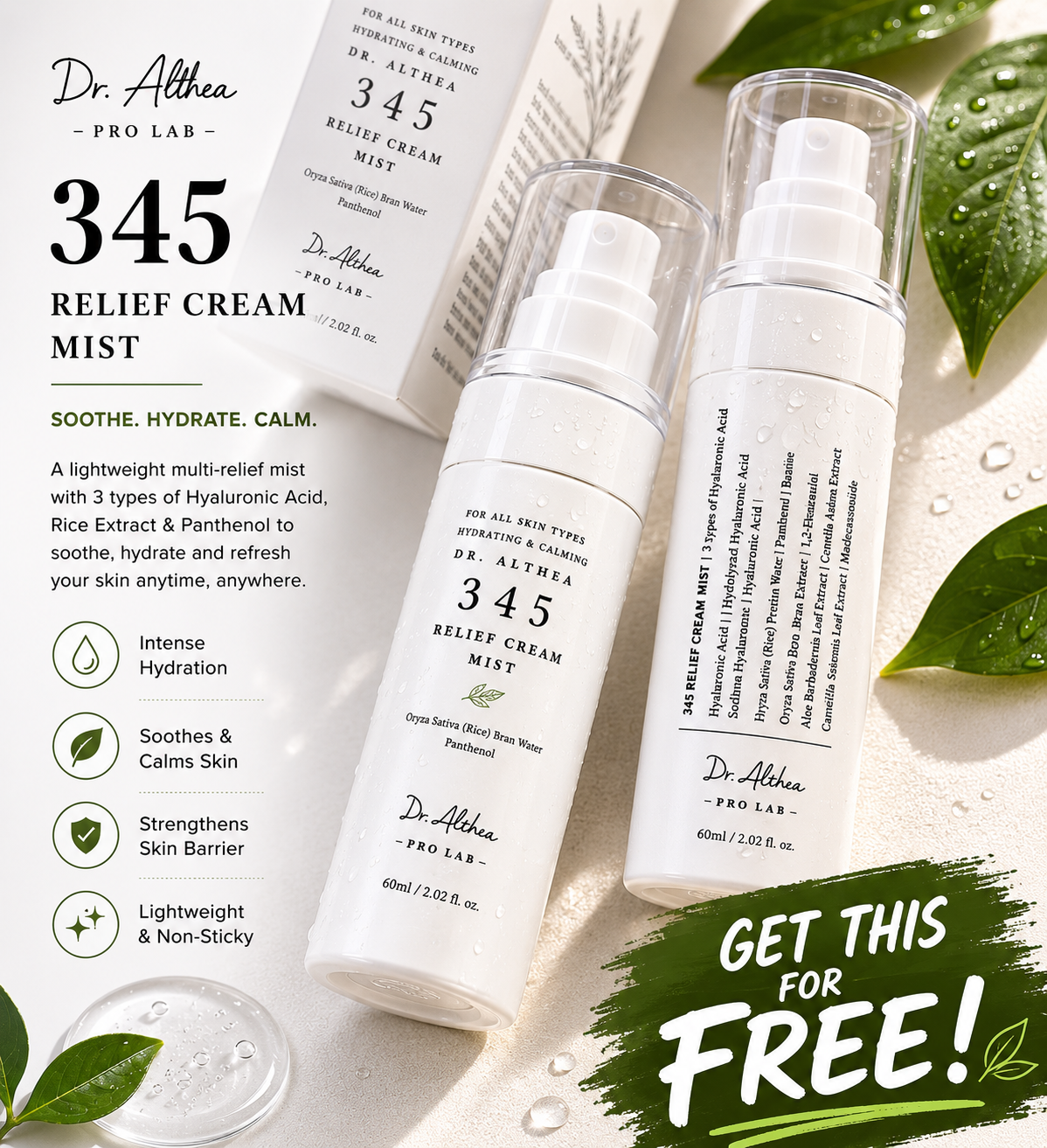 Dr Althea 345 Relief Cream